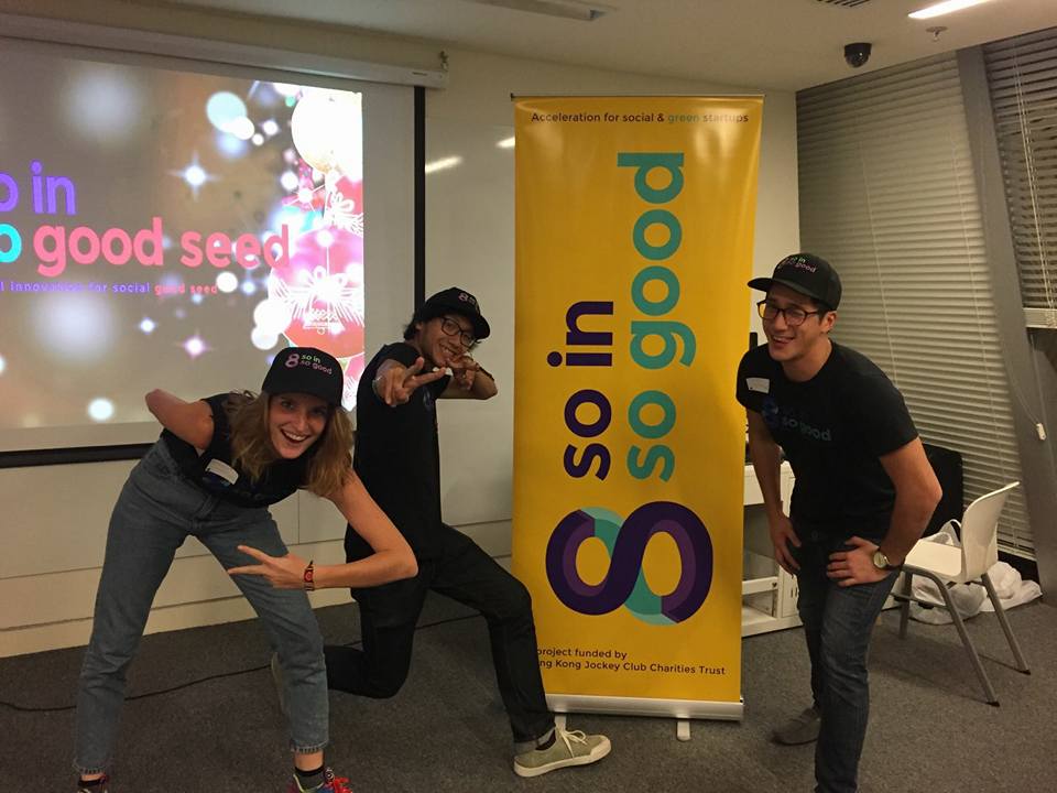 So in So Good Team in action at one of their many events they run to engage the vibrant social and green startup community in Hong Kong. Take note of their signature caps and hear a fun story about them in Episode #4 of #impact Podcast. 