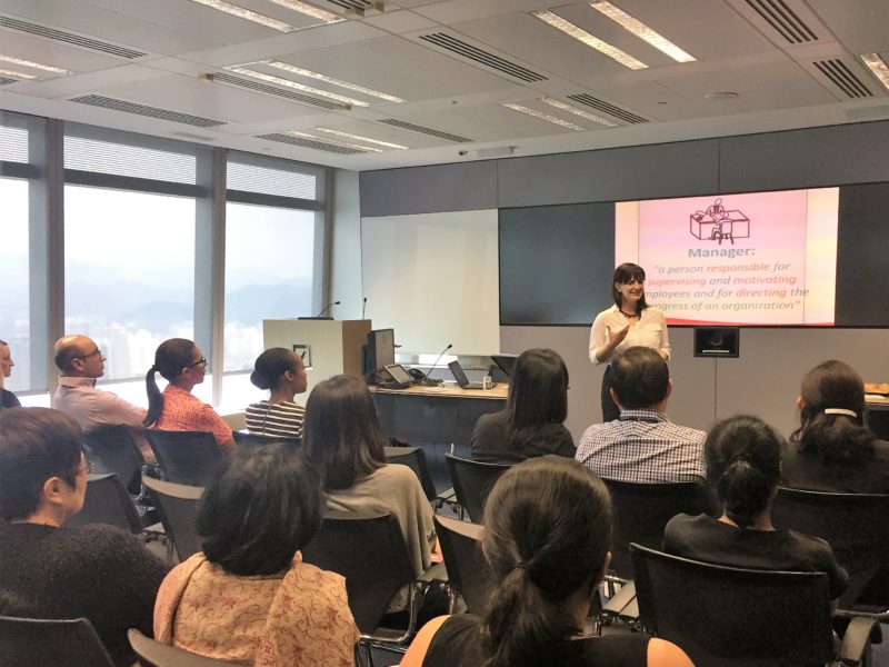 Helpwise founder Melanie runs impactful helper management workshops in Hong Kong. 