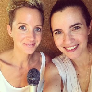 Recording with Urban Hatch founder Sofie Jacobs (on the left)