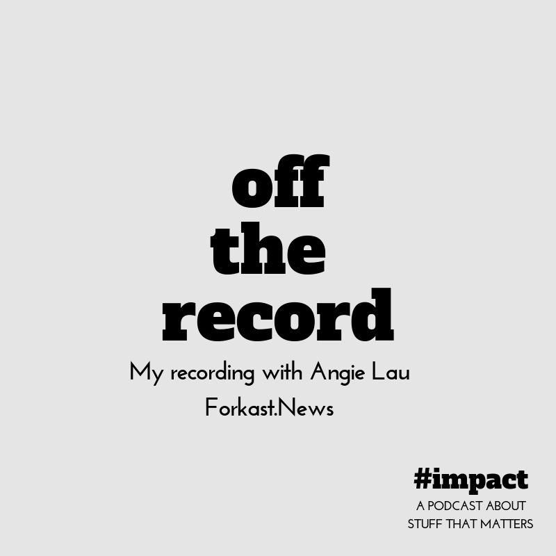 Off the record with Angie Lau