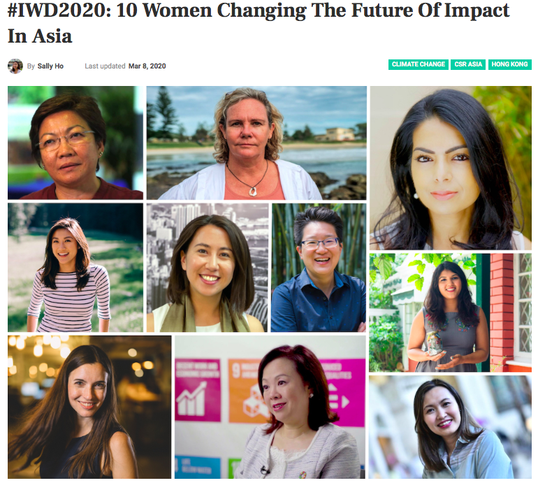10 Women shaping impact in Asia